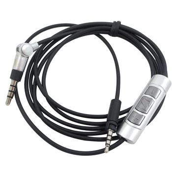 1.45 m Easy Apply Reparation Audio Kabel Bluetooth 2.0 Universal Holdbar Tilbehør Volume Kontrol-3.5 mm Jack Til Momentum Hovedtelefoner
