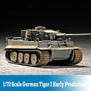 1:72 Tank Model Tysk Tiger Kampvogn Tidlige Produktion Tank Model Forsamling Builind Kits 07242