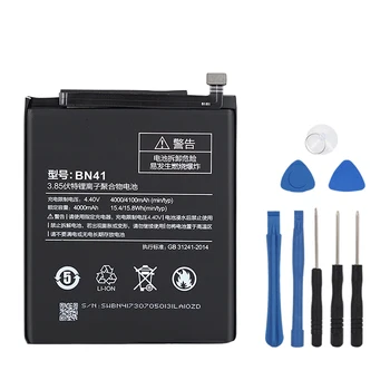 10 Stk/Masse engros-batteri Høj Kvalitet 4000mAh BN41 Batteri Til Xiaomi Redmi Hongmi Note 4 / Bemærk, 4X MTK Helio X20