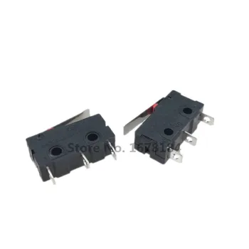 100 stk/masse Limit Switch, 3 Pin N/O-N/C Høj kvalitet Alle Nye 5A 250VAC KW11-3Z Micro Switch Fabrik