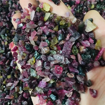 100g naturlig krystal Farve tourmali sten og mineraler reiki healing krystal smykkesten prøven til fremstilling af smykker