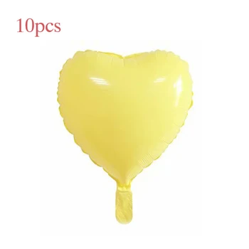 10stk/masse 17inch hjerteformet Macarons Kærlighed Folie Helium-Balloner Bryllup Fødselsdag dekoration Baby Brusebad Tilfælde af Forbrugsstoffer