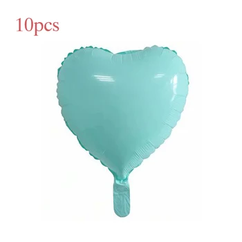 10stk/masse 17inch hjerteformet Macarons Kærlighed Folie Helium-Balloner Bryllup Fødselsdag dekoration Baby Brusebad Tilfælde af Forbrugsstoffer