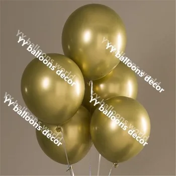 141pcs Abrikos og Guld Ballon Guirlande-Arch Kit Metal Guld og Hvide Balloner Bryllup, Baby Shower, Fødselsdag Part Dekorationer