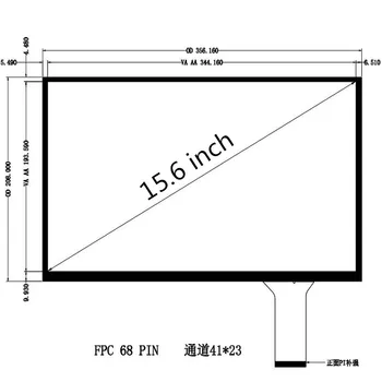 15.6 tommer kapacitiv touch-skærm modul 1920X1080 til Linux/android /win7 8 10 Hindbær Pi3 plug and play-LCD-skærm DIY kits