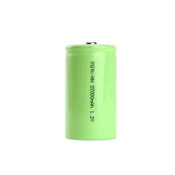 1stk 1,2 V HQ genopladelige Ni-Mh-batteri 7000mah LR20 R20 D Size celle for gas komfur ovn brænder LED lommelygte og ur