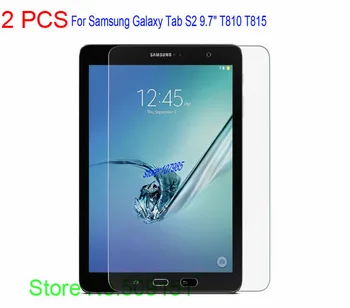 2 STK 9H Premium Hærdet Glas Til Samsung Galaxy Tab S2 T810 T815C SM-T810 9,7 tommer Tablet Beskyttende Skærm film