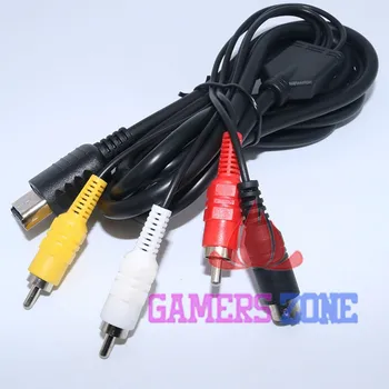 2 stk HELT NYE For Sega Dreamcast System Konsol S-Video AV Ledning Kabel-TV Wire