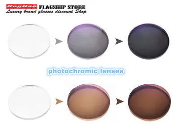 2016 Ny 1.56 fotokromisk optiske briller Linse Nærsynethed Presbyopi farvet linse farve til fotokromisk linser lentes opticos