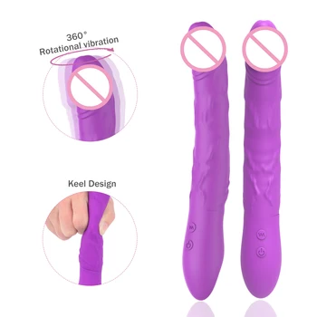 2019 Nye Realistiske Dildo Vibrator Magic Wand 9 Tilstande Sex Legetøj til Kvinder, Kvindelige Vagina, Klitoris Massager Masturbator Voksen Produkter