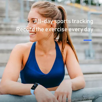 2019 Vandtæt Smart Band Blodtryk puls Tracker Multifunktion Fashion Sport Fitness Armbånd Til Android, IOS