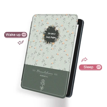 2020 Klassisk Smart Sag til Kindle 2019 J9G29R 10 Generation 2018 Paperwhite 4 PQ94WIF Auto Vågne Op Søvn Silicium Soft Cover