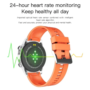 2020 Smart Ur Vandtæt Fitness Sport Ur kropstemperatur, puls Tracker Bluetooth Opkald Smartwatch Til Android, iOS
