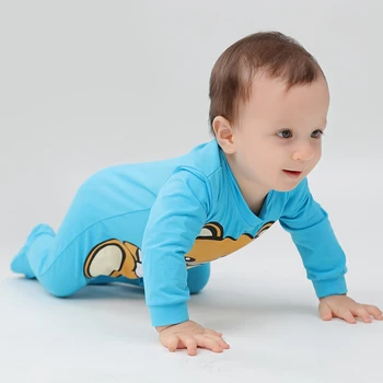 2020 Spædbarn Buksedragt med Lange Ærmer bære Baby Dreng Sparkedragt efteråret Pige Tøj Bomuld Nyfødte Barn Onesie Samlede Tøj, Pyjamas