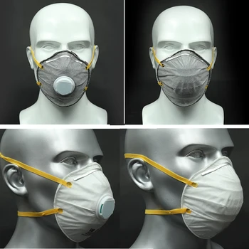 20pcs FFP3 ansigtsmasker 4 Lag Filter Auti-støv Beskyttende Maske Respirator Åndbar Unisex Voksen Munden Caps Mascarillas