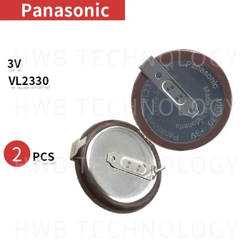 2X Oprindelige Nyt For PANASONIC VL2330/HFN 3V Batteri af god kvalitet gratis fragt gebyr