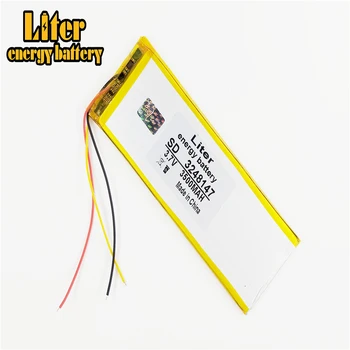 3 linje ny polymer batterier 3248147 3500mAh 3,7 V thium batteri Irbis tx18