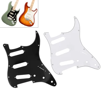 3Ply SSS PVC Elektrisk Guitar Pickguard for FD ST Guitar 2 Valgfri Farver