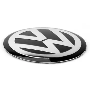 4stk 75MM Sort Bil Hjulets Centrum navkapslen Badge Emblem Decal Hjul Mærkat Styling Til VW