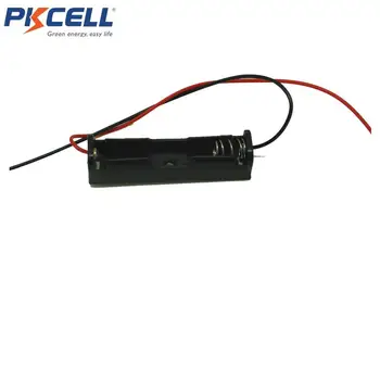 5Pc PKCELL 1xAAA Batteri Indehaveren Tilfældet Med Ledning Fører 1,5 V AAA-Batteri Klip Sort Plast