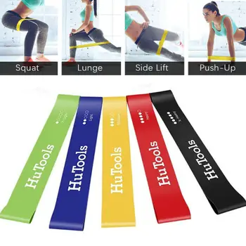 5PCS Modstand Bands Sæt Elastik Fitness-elastikker elastikker Til Tyggegummi Sæt Sport, Yoga Motion Fitness Gummi Træning Ny