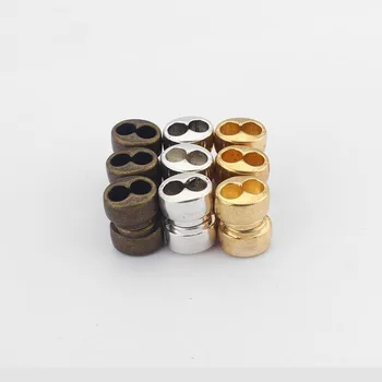 5sets Double Hole Stærk Magnetisk Lås til Armbånd DIY Fashion Smykker at Gøre Tilbehør Resultater