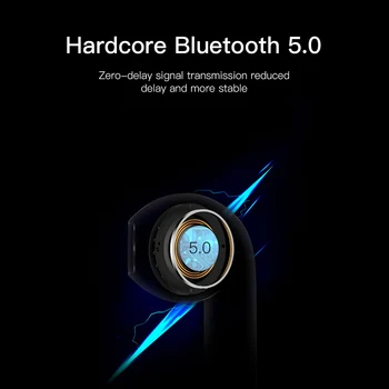 9D TWS Ægte Trådløs Bluetooth-5.0 støjreduktion Mini Hovedtelefon Stereo Tung Bas Sport Earbuds Headset til iPhone Xiaomi