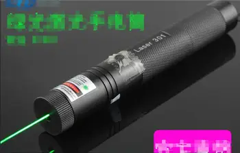 AAA Super Stærk Militær 500w 500000m 532nm grøn laser pointer Lommelygte lys Brændende tændstik), brænde cigaretter Jagt