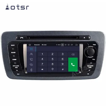 AOTSR 2 Din Autoradio Bil Radio Android 10 SEAT IBIZA 6J 2009 - 2013 det Centrale Multimedia-Afspiller, GPS-Navigation 2Din headunit