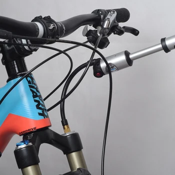 BETO bærbare cykel pumpe dæk støddæmper gaffel rør inflator Schrader Presta ventil MTB-pumpe med manometer slange pumpe