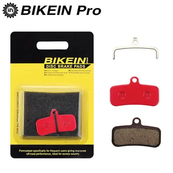 BIKEIN Pro Cykel 4 Par Keramik Disc Bremseklodser Egnet til Shimano Saint M810/M820 ZEE 640 H01 med 4 Kilder