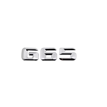 Bil Mærkat G Gla G63 G65 G230 G300 G350 G500 G550 Krom Metal Bageste Bagagerummet Genmontering Brev Nummer Logo Badge