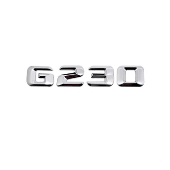 Bil Mærkat G Gla G63 G65 G230 G300 G350 G500 G550 Krom Metal Bageste Bagagerummet Genmontering Brev Nummer Logo Badge
