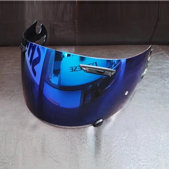 Blue Fuld ansigtsskærm Motorcykel Full Face Hjelm, Visir Linse tilfældet for ARAI RR5 RX7-GP Quantum ST RX-Q Chaser-V Corsair-v Axces 2