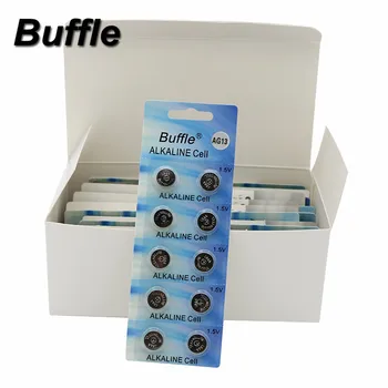 Buffle 40pcs/4packs AG13 LR44 357A S76E G13-Knappen Coin Cell Batteri 1,5 V Alkaline