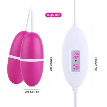 Bullet VibratorVibrating Vaginal Stramme Motion Hoppe Æg Klitoris Stimulator 10 Speed Remote Control Sex Legetøj Til Kvinder