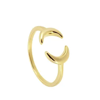 CANNER 925 Sterling Sølv Justerbar Ring for Kvinder INS Stil, Udsøgt Luksuriøs CZ Zircon Åbning Ringe, Smykker anillos