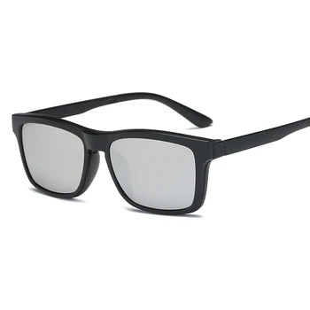 Clip-on Solbriller klip på briller pladsen Linse Mænd Kvinder spejl klip Sol Briller Night Vision Kørsel solbriller til mænd