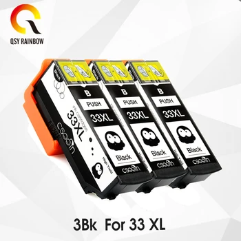 CMYK FORSYNINGER 3BK T3351 33XL Sort Kompatible Blækpatroner til XP-530 XP-630 XP-830 XP-635 XP-540 XP-640 XP-645 XP-900 printer
