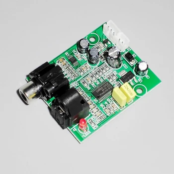 DAC Digital Dekoder 24bit 192 khz Optisk Fiber Coax Digital Signal Input Stereo Audio Output Decod For-Forstærker, PC, TV