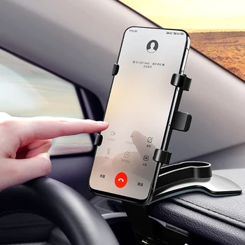 Dashboard Bil telefonholder 360 Graders Mobiltelefon, Står Mount Rearview Spejl solskærm I Bilen GPS Navigation Beslag