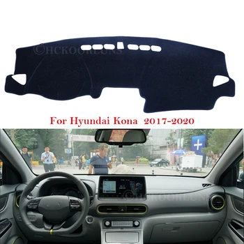 Dashboard Dækker Beskyttende pude til Hyundai Kona 2017 2018 2019 2020 Bil Tilbehør Dash Board Parasol Anti-UV-Tæppe Dashmat