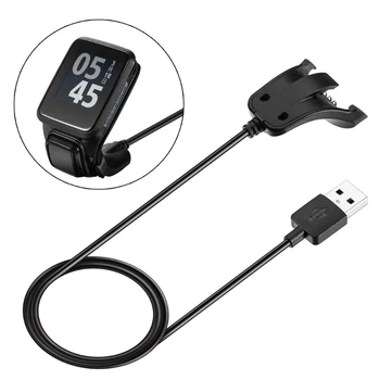 Data Sync USB Oplader Klip Opladning Kabel Til TomTom 2 3 Runner Golfspiller GPS-Ur