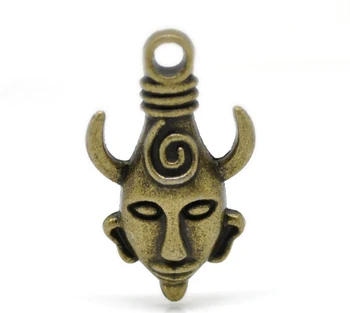 Dejlig 20PCs Antik Bronze Overnaturlige Dean ' s Demon Beskyttelse Amulet Charme Vedhæng (B21053)