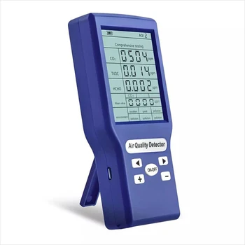 Digital CO2-Sensor PPM Meter Protable Kuldioxid Detektor Gas Analyzer USB-Detektor luftkvalitet PM2.5 TVOC HCHO Skærm