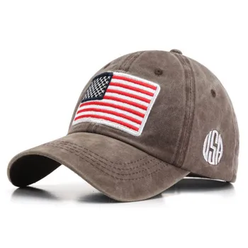 Doit 2020 vasket bomuld baseball-cap, hat til kvinder, mænd, mødre far hat Amerikanske flag udendørs sport snapback caps