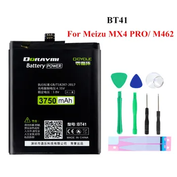 DORAYMI BT15 BT41 BT51 BT53 BT65M BT66 BU10 Telefon Batteri Til Meizu U10/ M3S/ MX5/ MX6/ MX4 PRO/ PRO 6 6S/ PRO 6 Plus Batería
