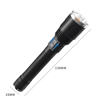 Drej Zoomable USB-Genopladelige Mini 3500LM P110 LED Lygter Vandtæt Udendørs Camping Jagt Klatring Lomme Torch Light