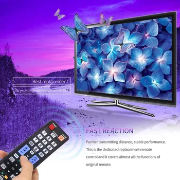 Egnet til Samsung LCD-TV ' ets fjernbetjening BN59-01039A