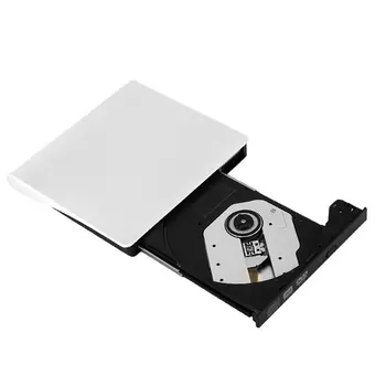 Ekstern Slim USB 3.0-DVD-Brænder DVD-RW VCD CD-RW Burner-Drev Superdrive Bærbare til Apple Pro Air, iMAC Bærbare PC, Notebook